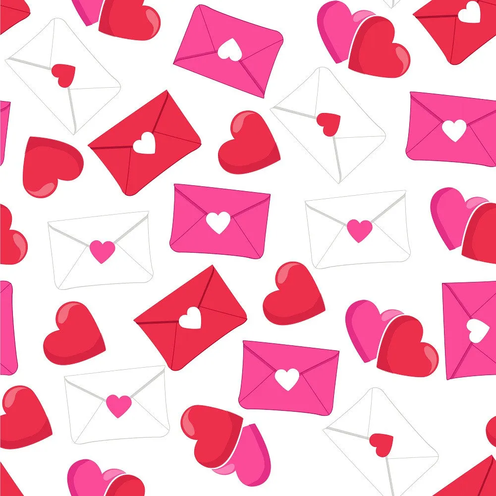 Heart Pattern Adhesive Vinyl Sheet