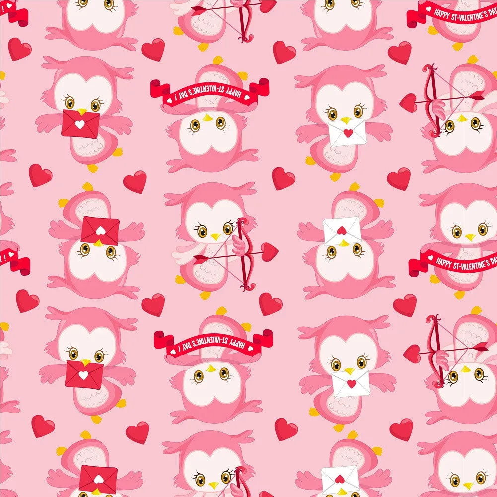 Heart Pattern Adhesive Vinyl Sheet