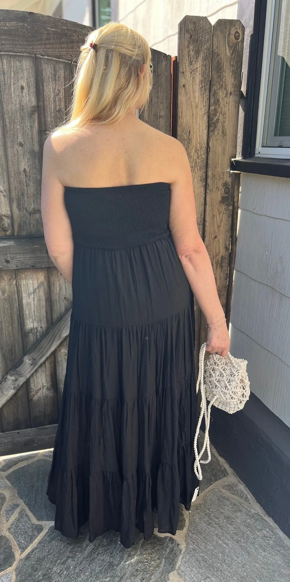 Hermosa Macrame Tote Bag in Black or Natural