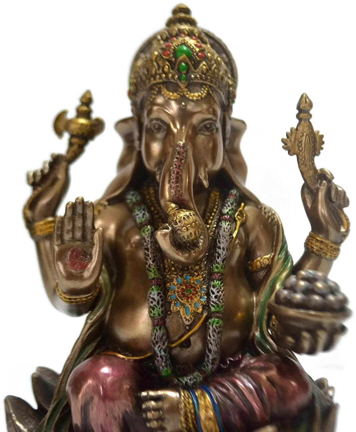 Hindu God of Success - Exquisite Bronze Finish Statue