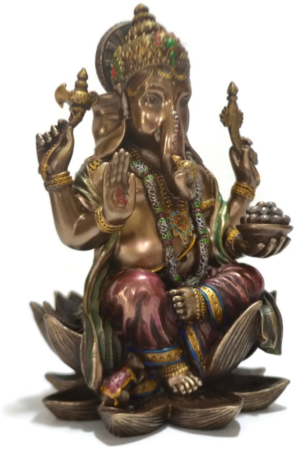 Hindu God of Success - Exquisite Bronze Finish Statue