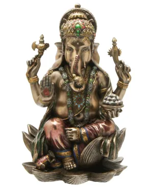 Hindu God of Success - Exquisite Bronze Finish Statue