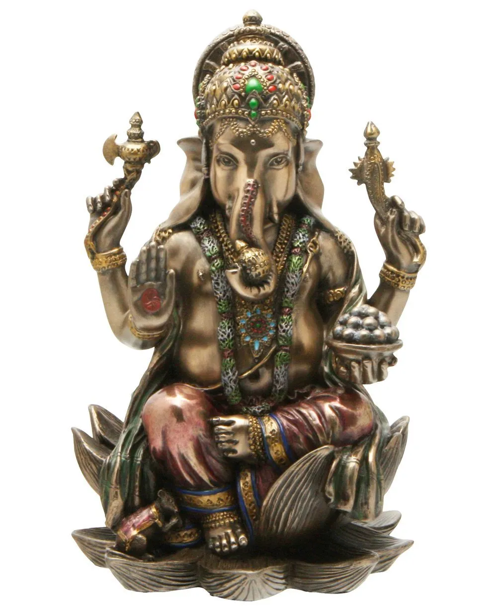 Hindu God of Success - Exquisite Bronze Finish Statue