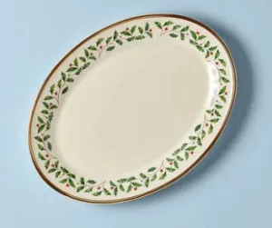 Holiday Oval Platter 16"