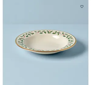 Holiday Pasta Bowl/Rim Soup