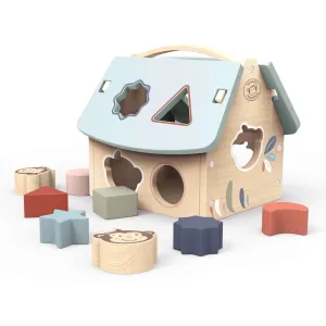 House Shape Sorter with 8 Blocks - 12M 