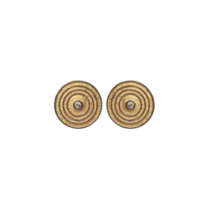 Iconography Radiant Concentric Circle Stud Earrings