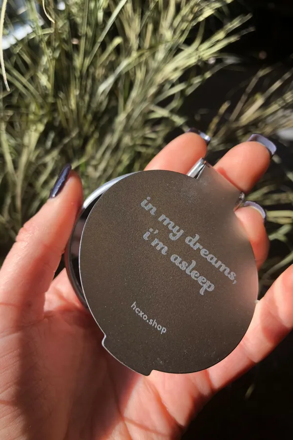 in my dreams i'm asleep Compact Mirror