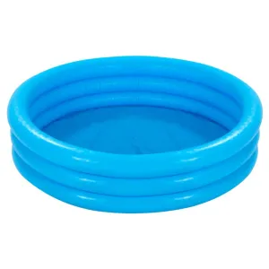 Intex Crystal Blue Three Ring Inflatable Paddling Pool 147 x 33cm