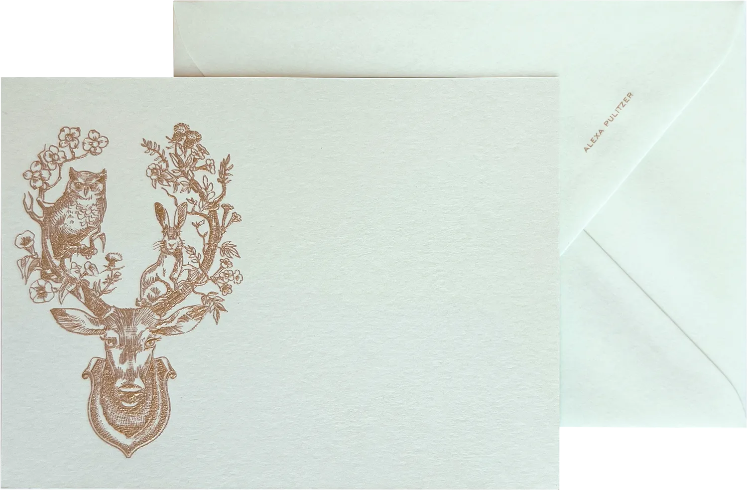 Into The Woods Engraved Greeting Card & Envelope