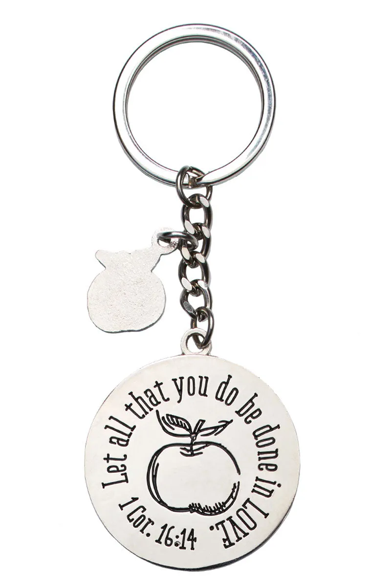 It Takes A Big Heart Teacher Keyring in Gift Tin