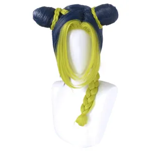 JoJo‘s Bizarre Adventure Jolyne Cujoh Cosplay Wig Heat Resistant Synthetic Hair Carnival Halloween Party Props