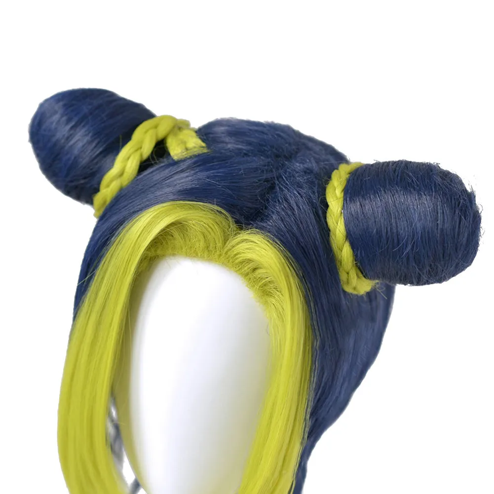 JoJo‘s Bizarre Adventure Jolyne Cujoh Cosplay Wig Heat Resistant Synthetic Hair Carnival Halloween Party Props