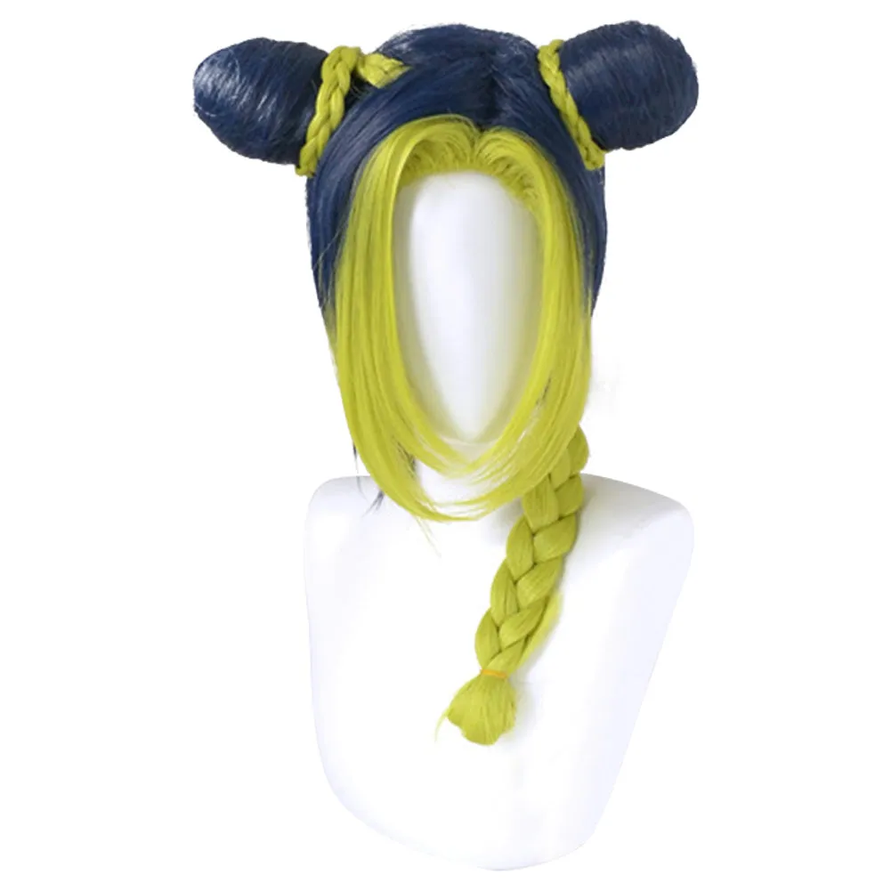JoJo‘s Bizarre Adventure Jolyne Cujoh Cosplay Wig Heat Resistant Synthetic Hair Carnival Halloween Party Props