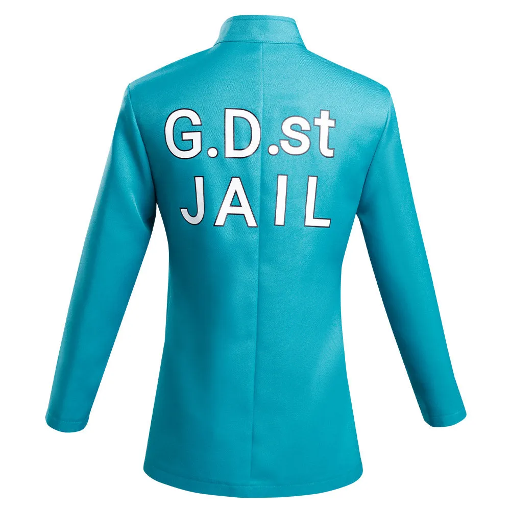 JoJo‘s Bizarre Adventure Stone Ocean Jolyne Cujoh Coat Cosplay Costume Halloween Carnival Suit