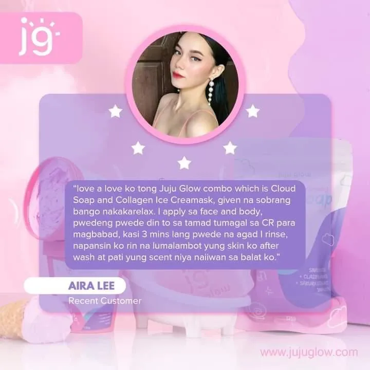 Juju Glow Brightening & Firming Cloud Soap 135g