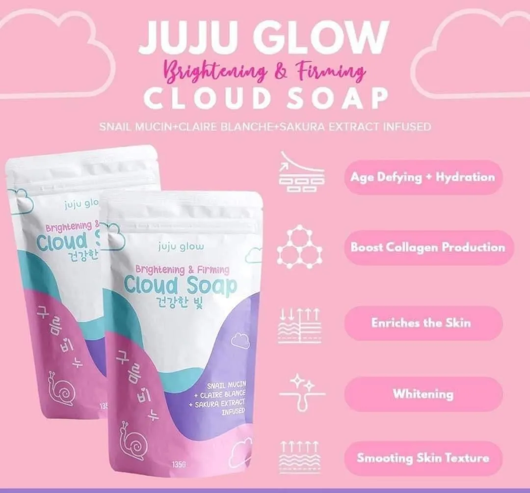 Juju Glow Brightening & Firming Cloud Soap 135g