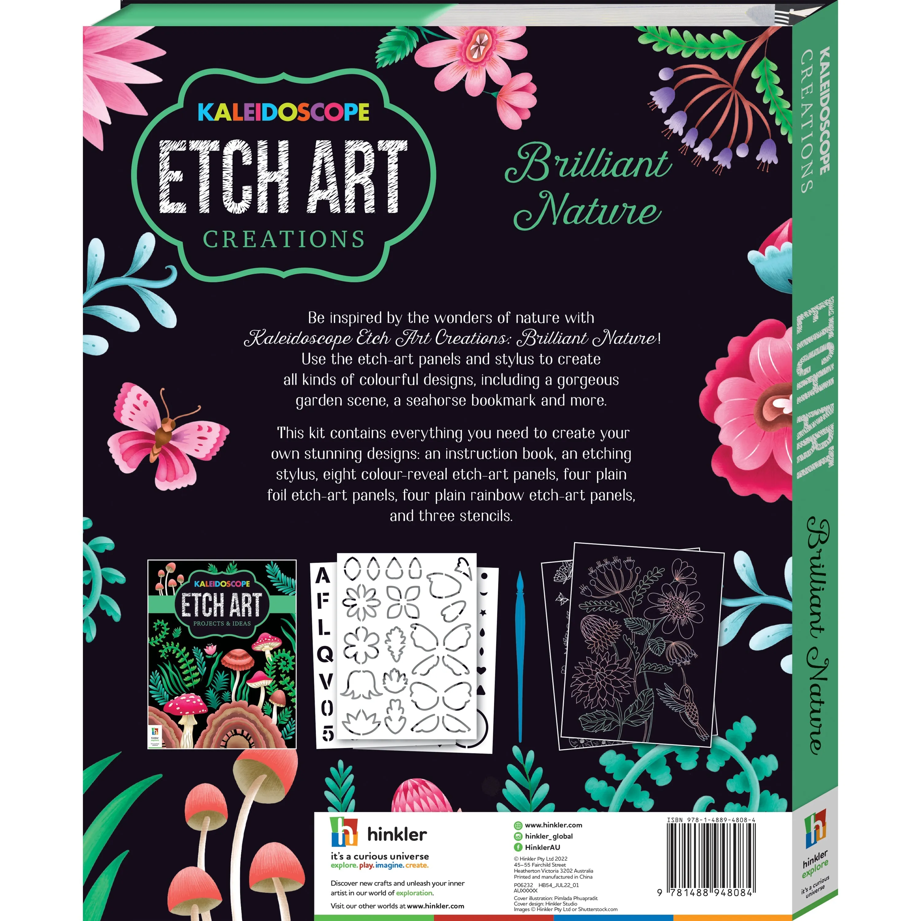 Kaleidoscope Etch Art Creations: Brilliant Nature