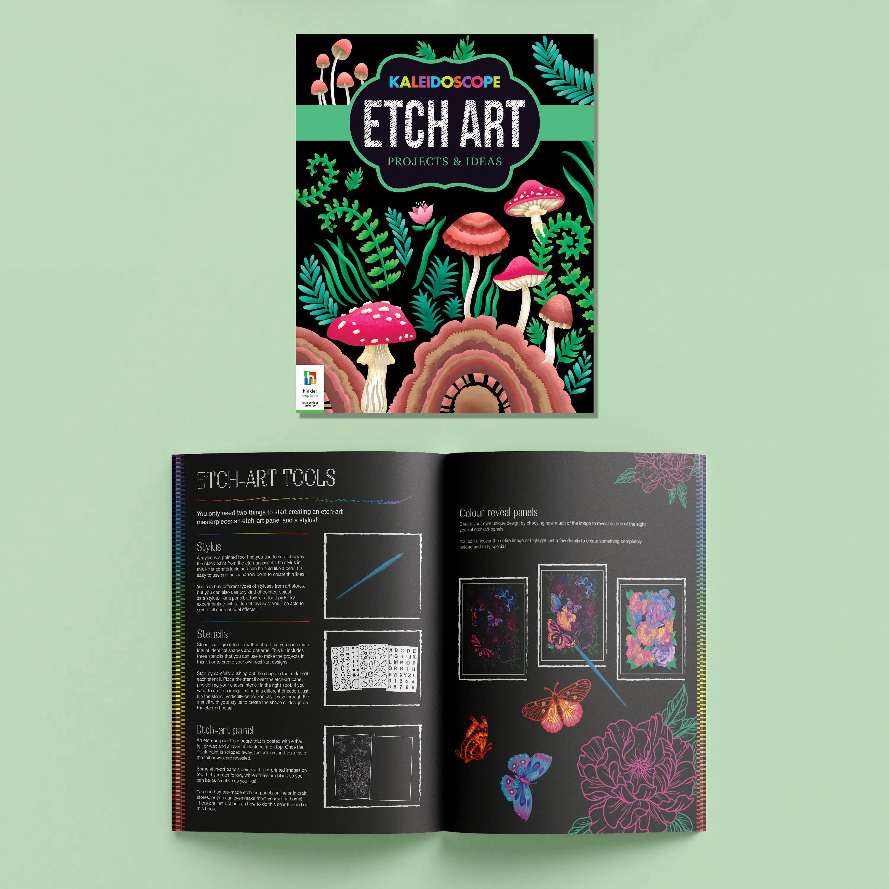 Kaleidoscope Etch Art Creations: Brilliant Nature