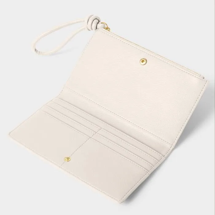 Katie Loxton Off White Asha Fold-Out Wristlet