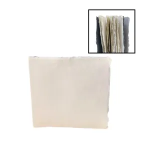 Khadi 100% cotton handmade Artists’ paper - PAPER BACK sketch book - 150gsm - 20 x 20 cm