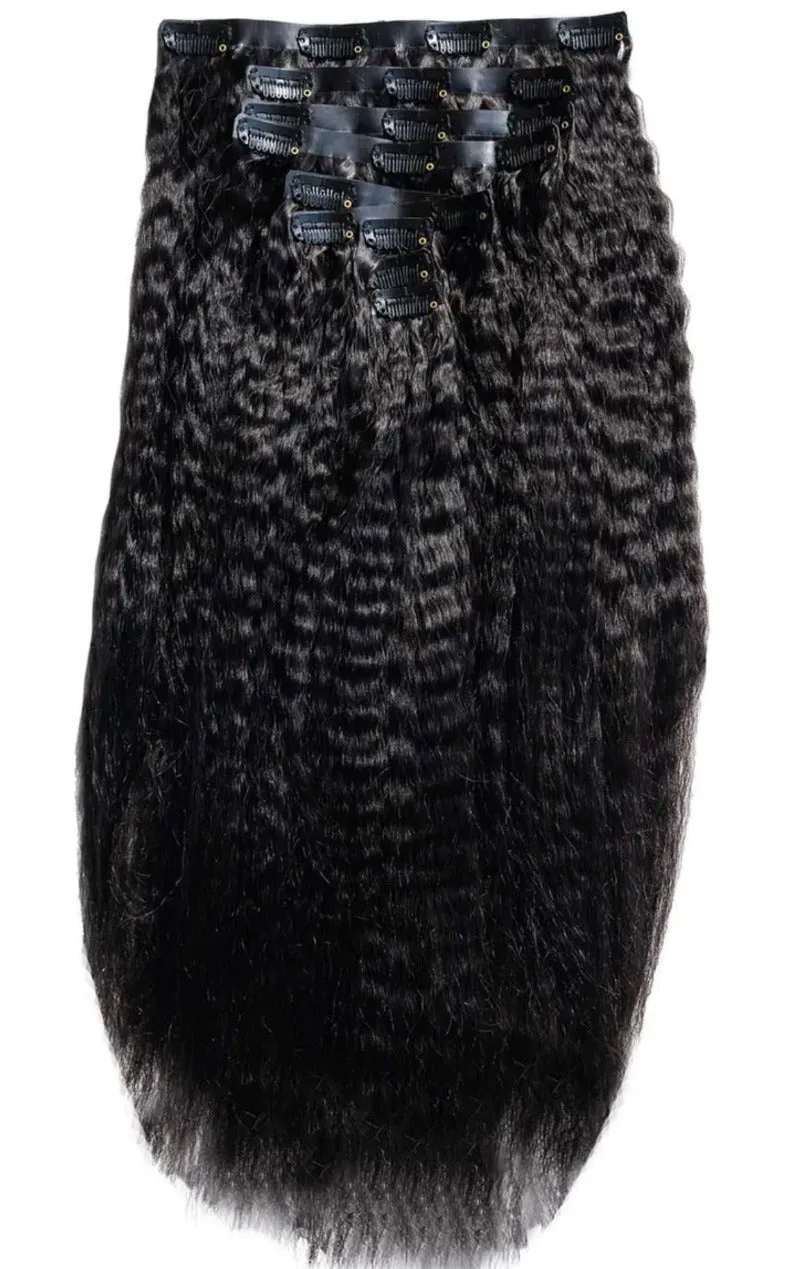 Kinky Straight Clip-ins Extensions