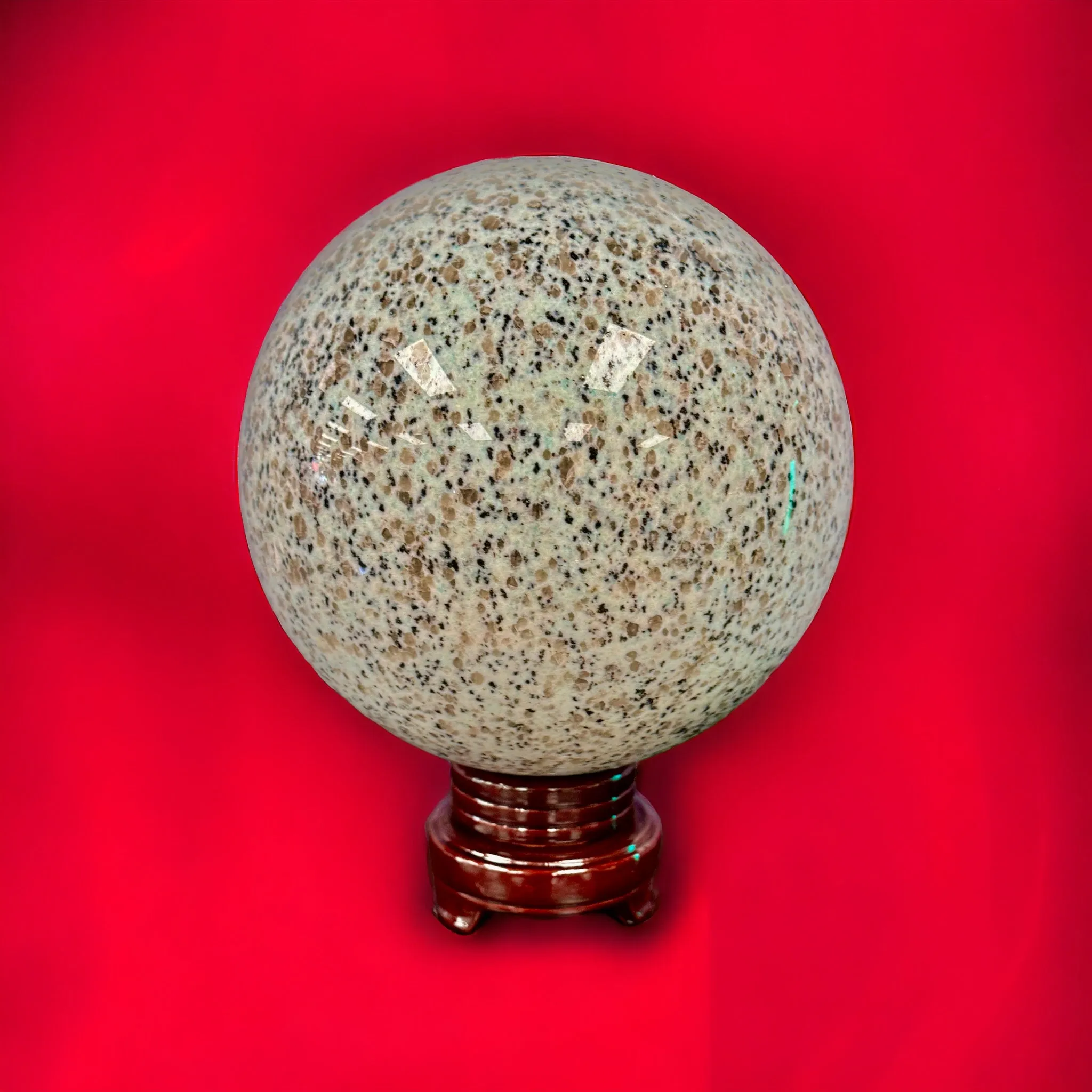 Kiwi Jasper Sphere - Massive - 27 Pounds - Exquisite