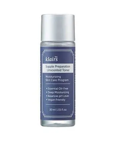 Klairs Supple Preparation Unscented Toner 30ml & 180ml