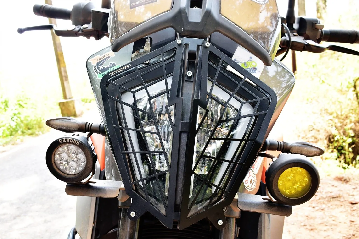 KTM 390 Adventure motocaan Headlight Grill