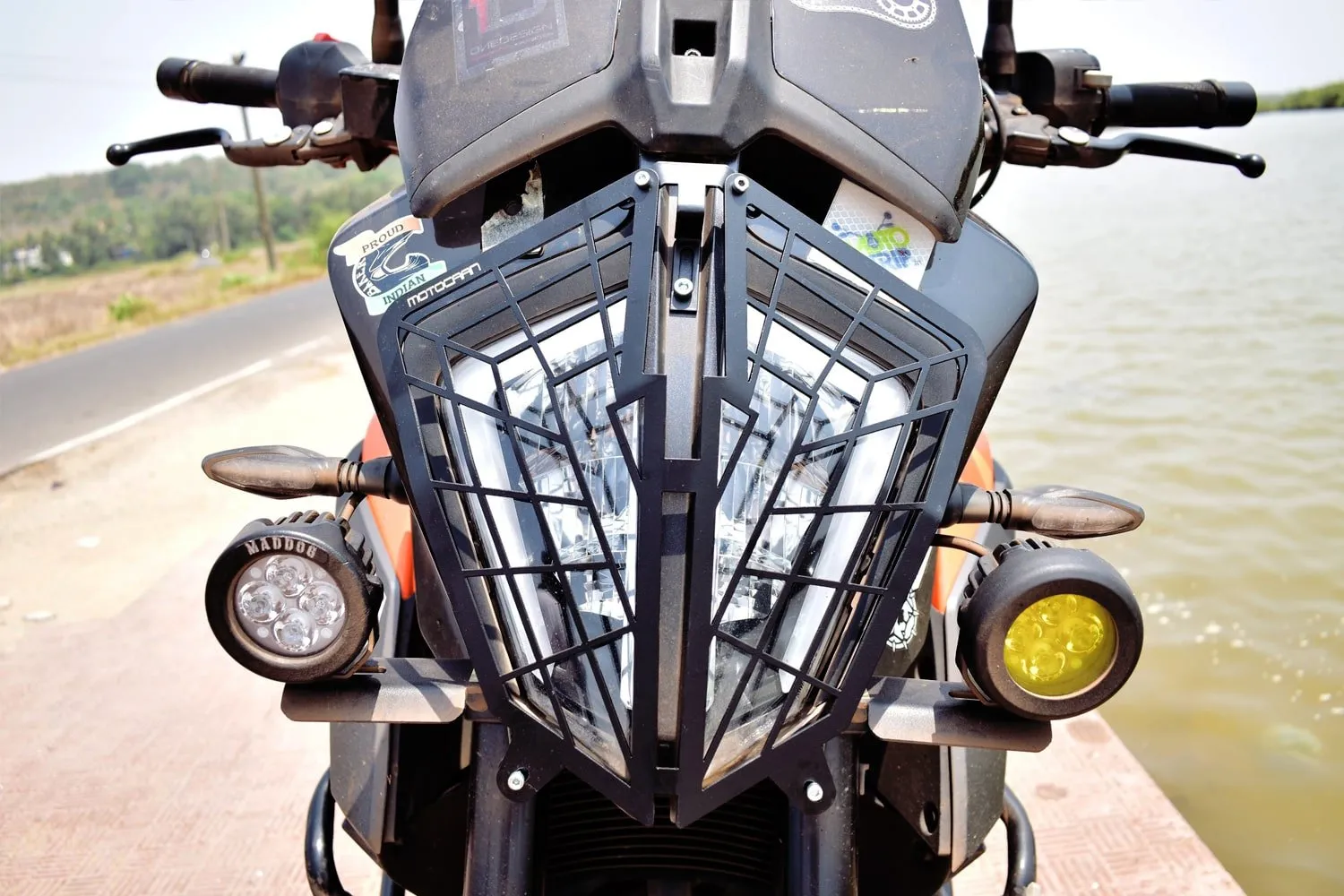 KTM 390 Adventure motocaan Headlight Grill