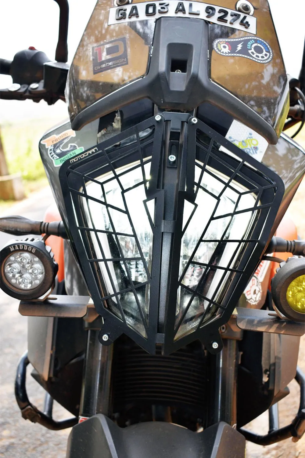 KTM 390 Adventure motocaan Headlight Grill