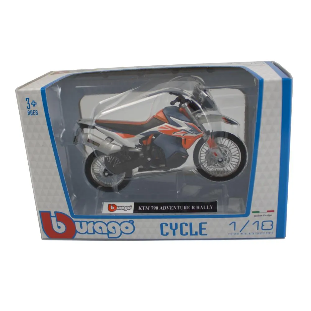 KTM 790 Adventure R 1:18 Scale Model (Bburago)