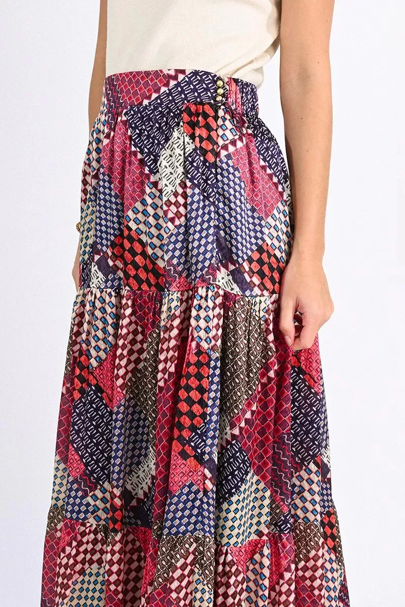 ladies woven skirt