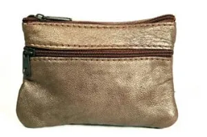 Lambskin Zippered Coin Purse