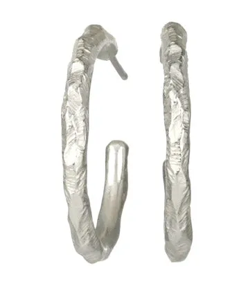 Large Textured Hoop
