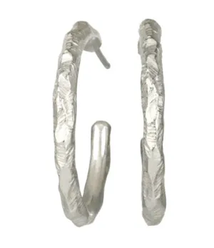 Large Textured Hoop