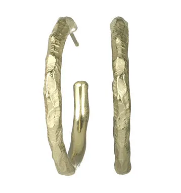 Large Textured Hoop