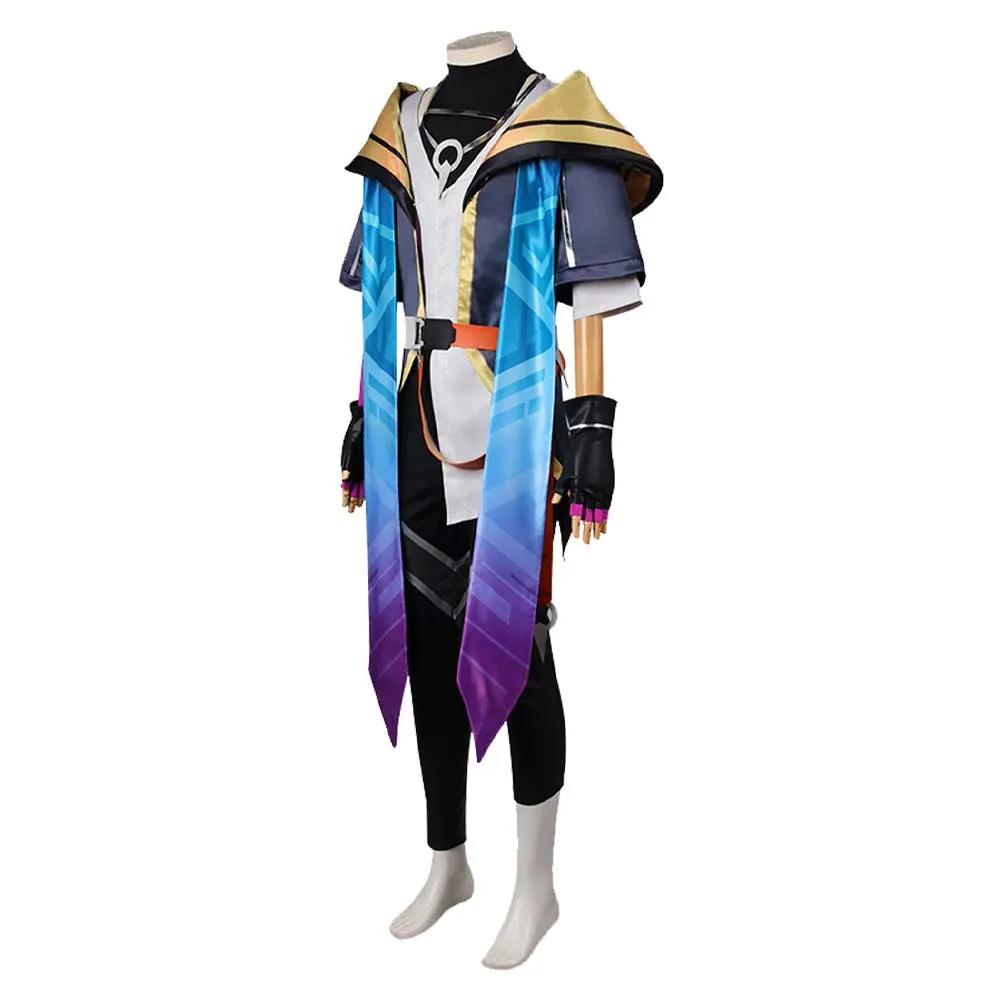 League Of Legends Aphelios Cosplay Costume Purple Outfits Halloween Carnival Suit