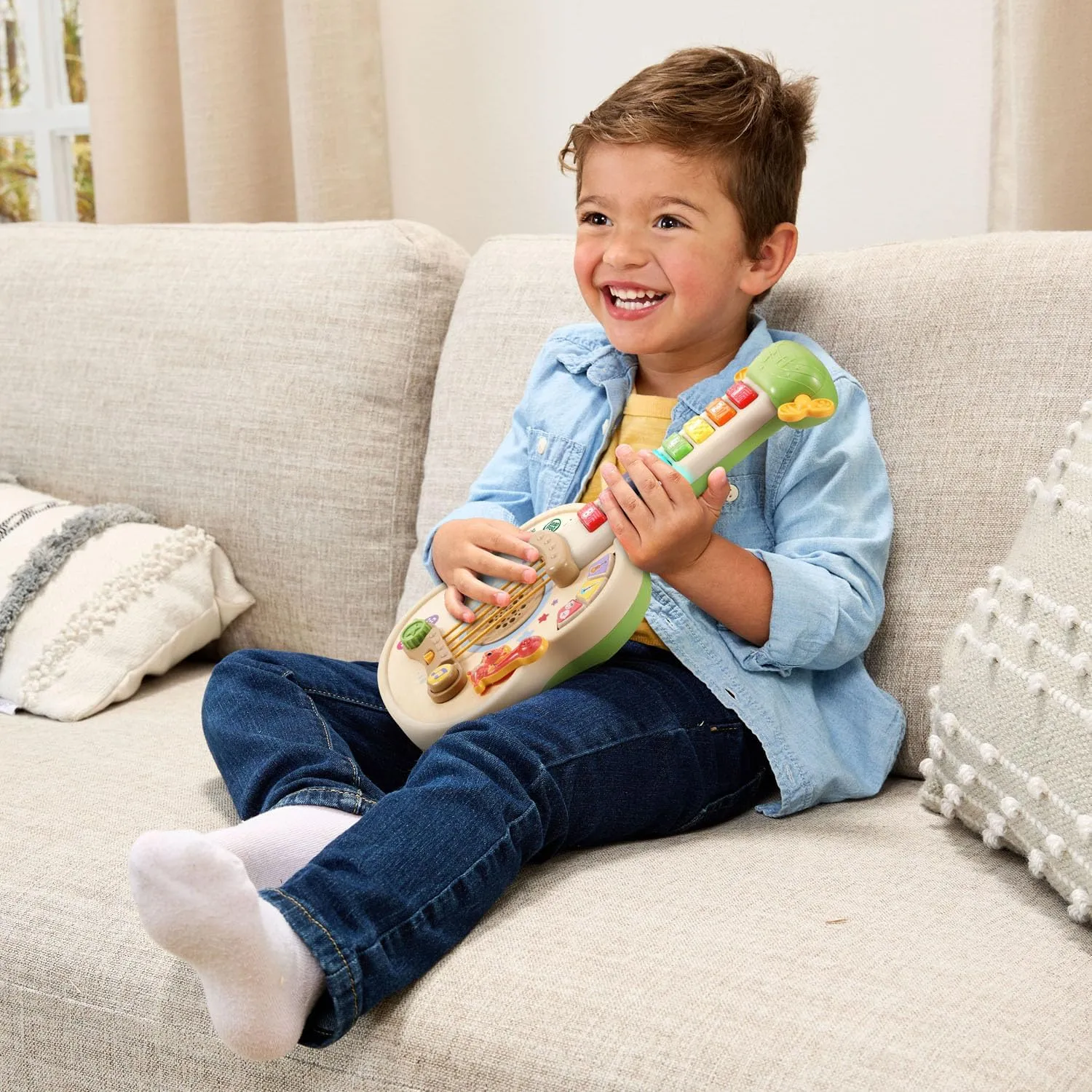 LeapFrog Strum & Count Wooden Guitar