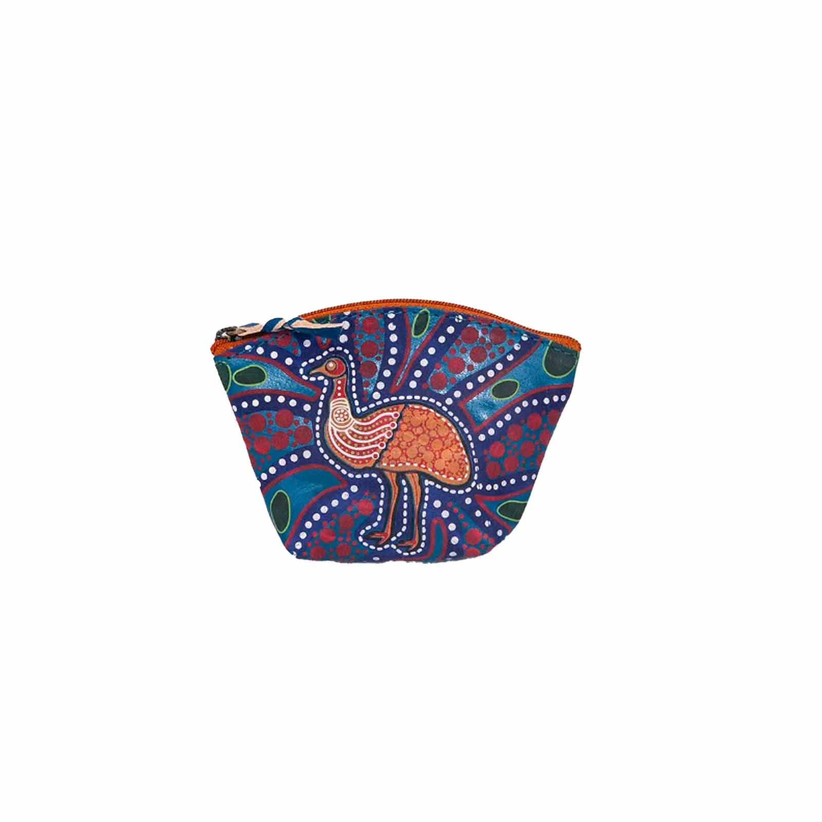 Leather Purse Small Arch Emu Egg Hunting Time