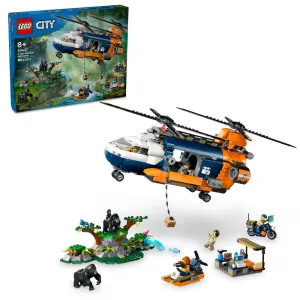 LEGO City Jungle Explorer Helicopter at Base Camp - 60437