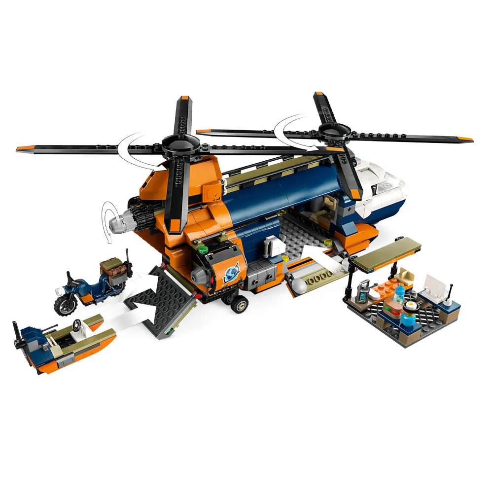 LEGO City Jungle Explorer Helicopter at Base Camp - 60437
