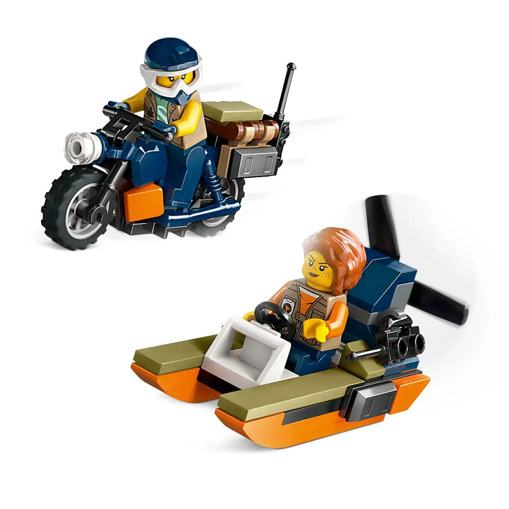 LEGO City Jungle Explorer Helicopter at Base Camp - 60437