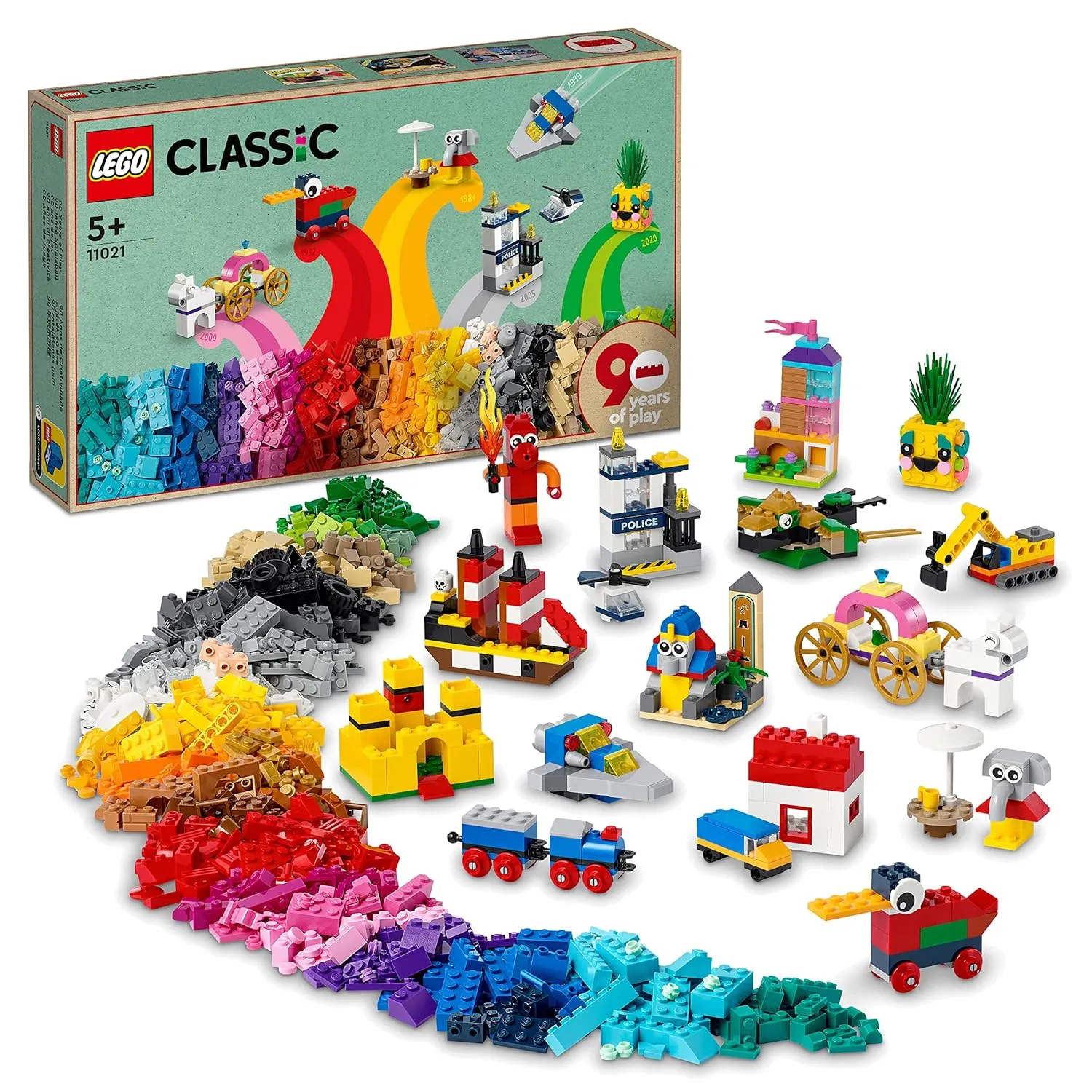 LEGO Classic 90 Years of Play | 5 Yrs 