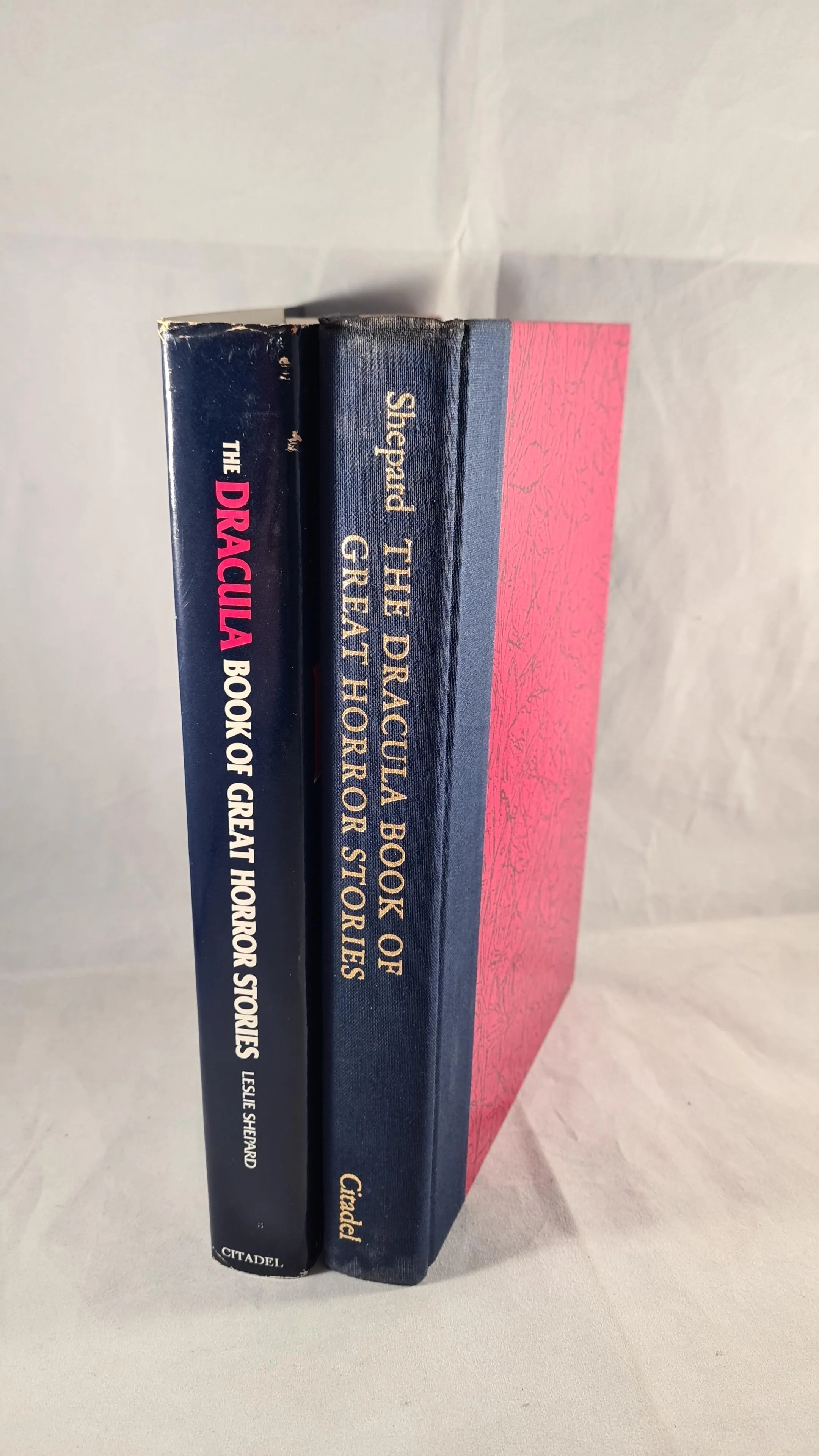 Leslie Shepard - The Dracula Book of Great Horror Stories, Citadel, 1981, 1st Edition, Signed