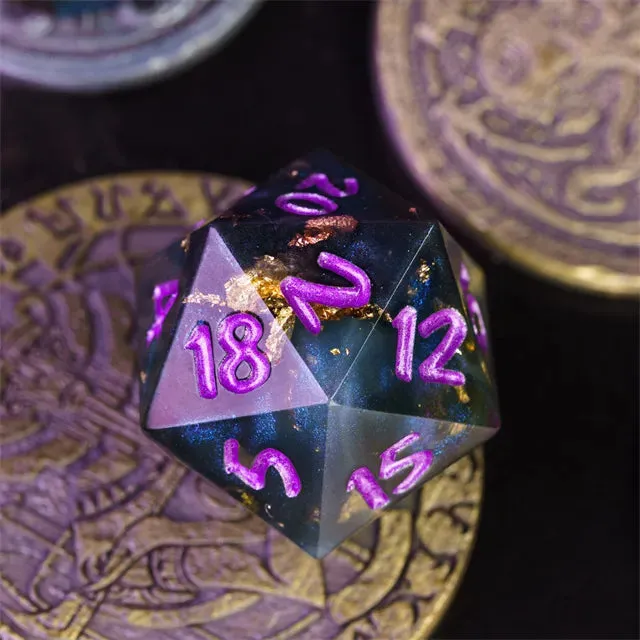 Level Up Handmade Dice | Galaxy | Purple