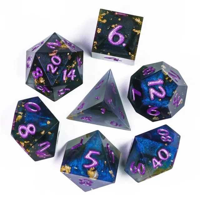 Level Up Handmade Dice | Galaxy | Purple