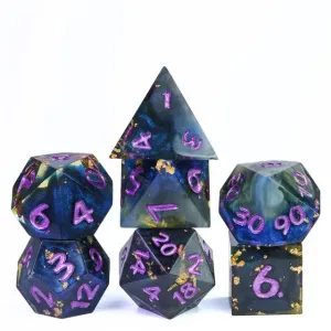 Level Up Handmade Dice | Galaxy | Purple