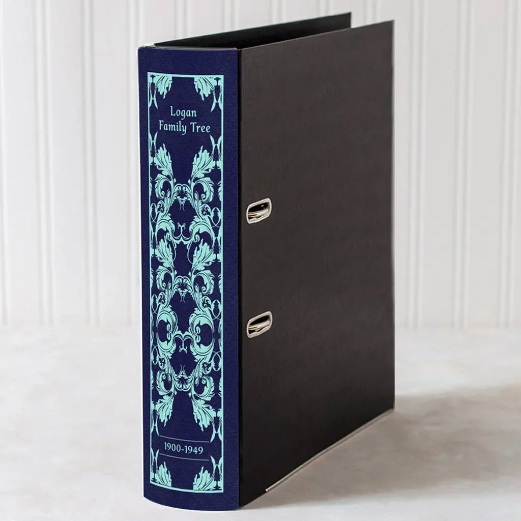 Lever Arch Book File / Ring Binder  - Patterned - Choose Your Colour & Title