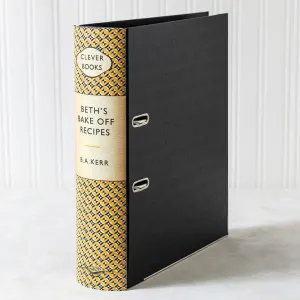 Lever Arch Book File / Ring Binder  - Patterned - Choose Your Colour & Title